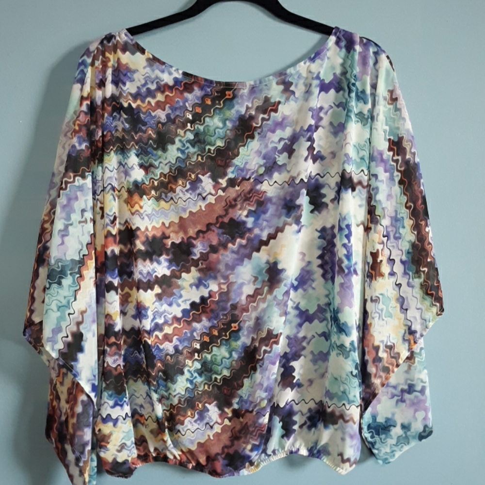Multicolored pattern blouse - Picture 5 of 6